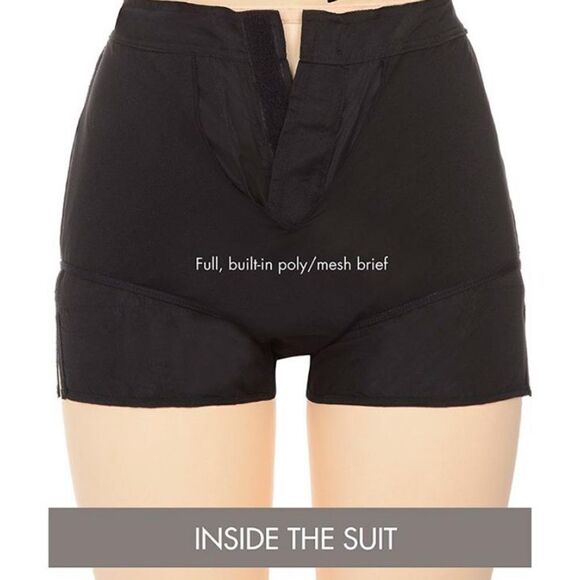 FULLFITALL - Black Cargo Swim Short - Picture 2 of 5